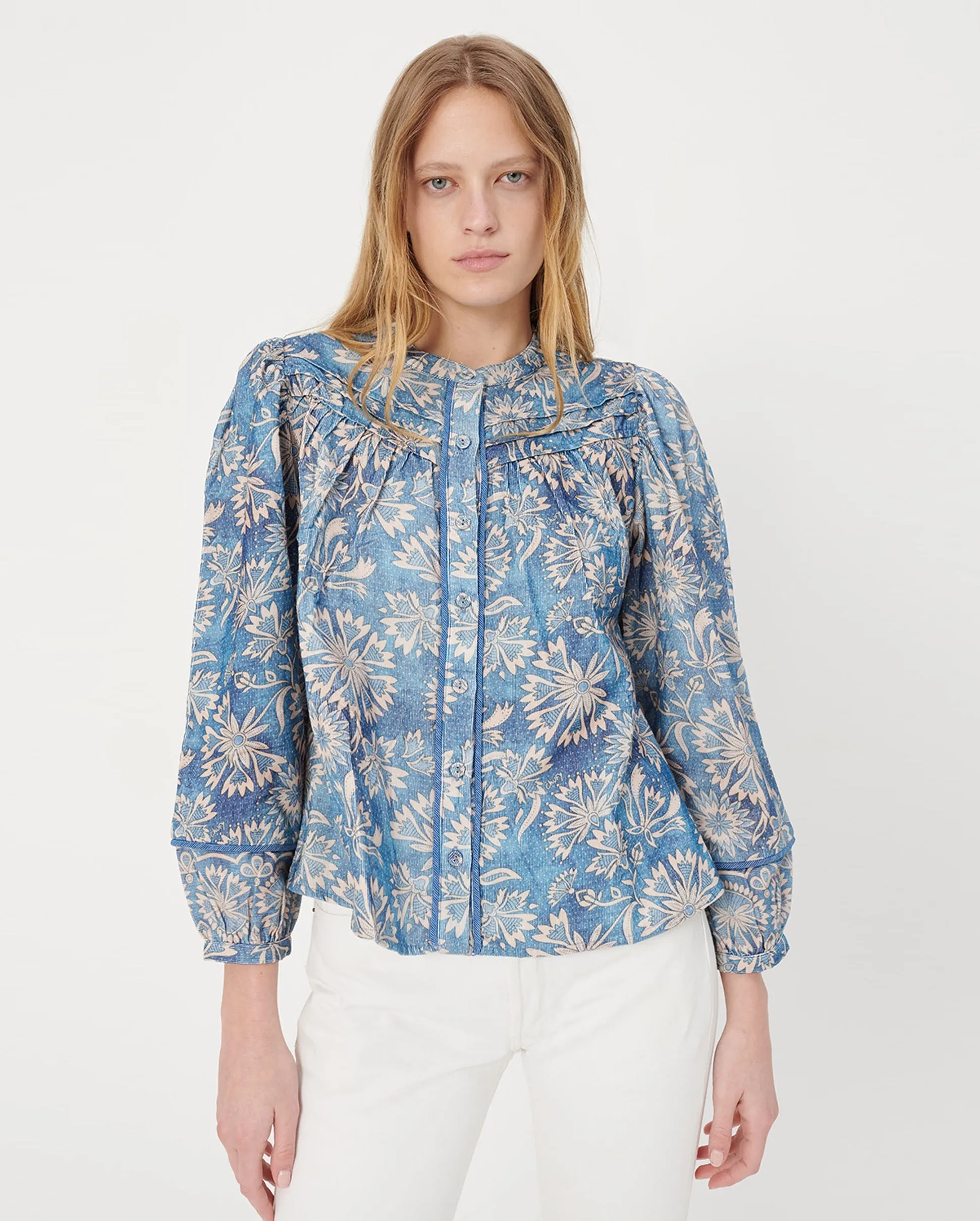 ILSE ORGANIC COTTON BLOUSE / ZOE AERO