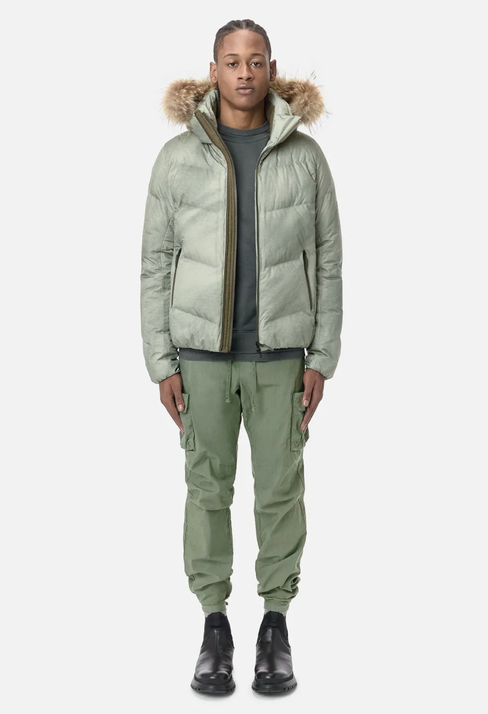 John Elliott X Descente Allterrain Mizusawa Tie Dye Down Jacket / Mojave X Sage