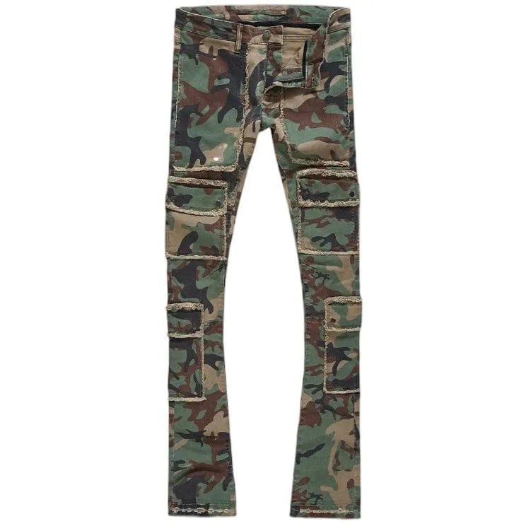 Jordan Craig Martin Stacked El Dorado Cargo Pants (Vintage Camo) JTF218C