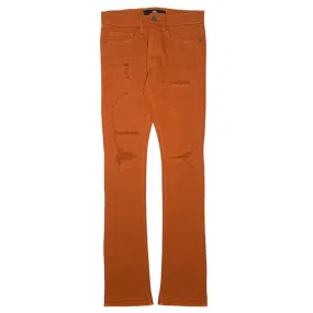 Jordan Craig Martin Stacked Tribeca Twill Pants (Burnt Orange) JTF956R