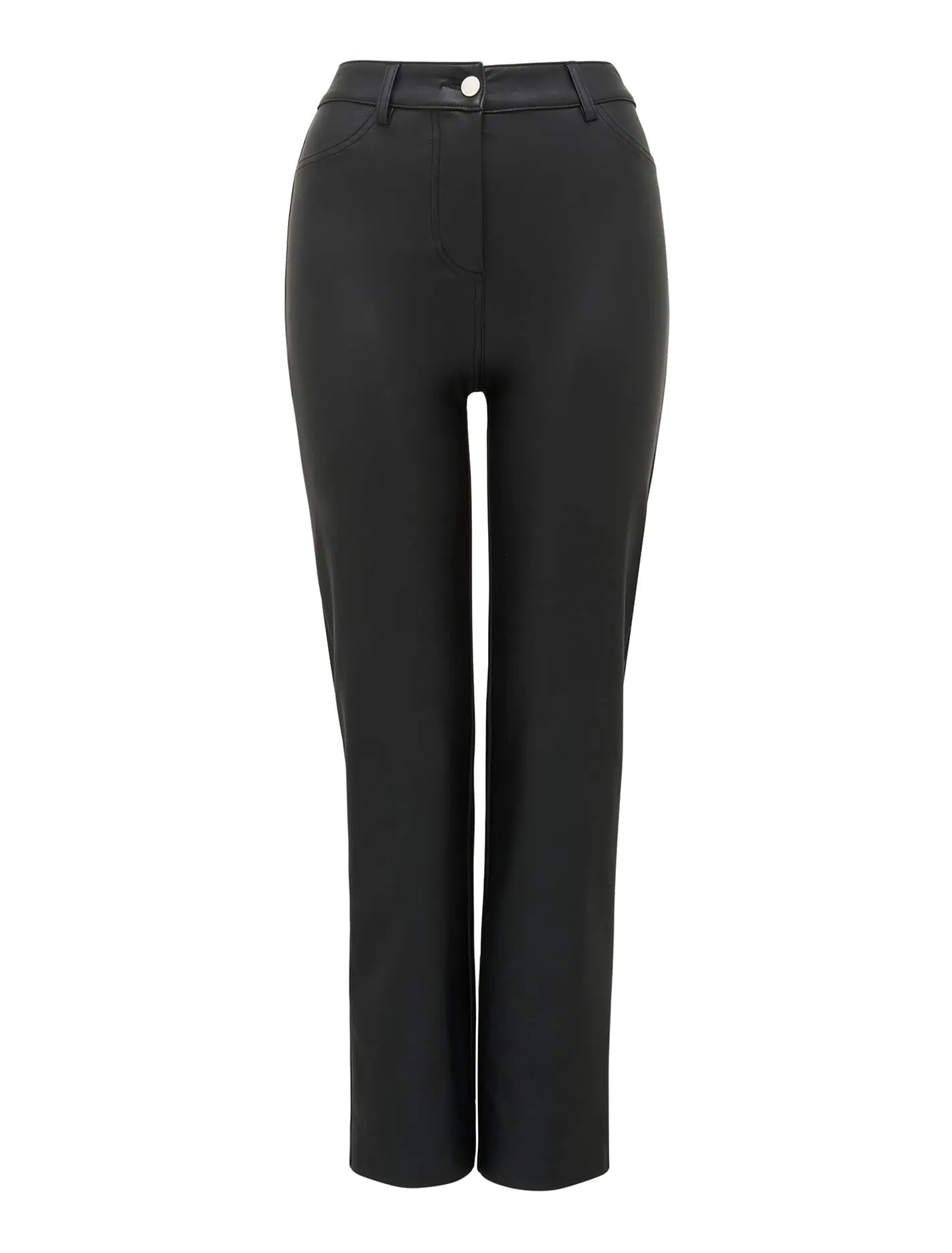 Juliet Vegan Leather Straight Leg Pants