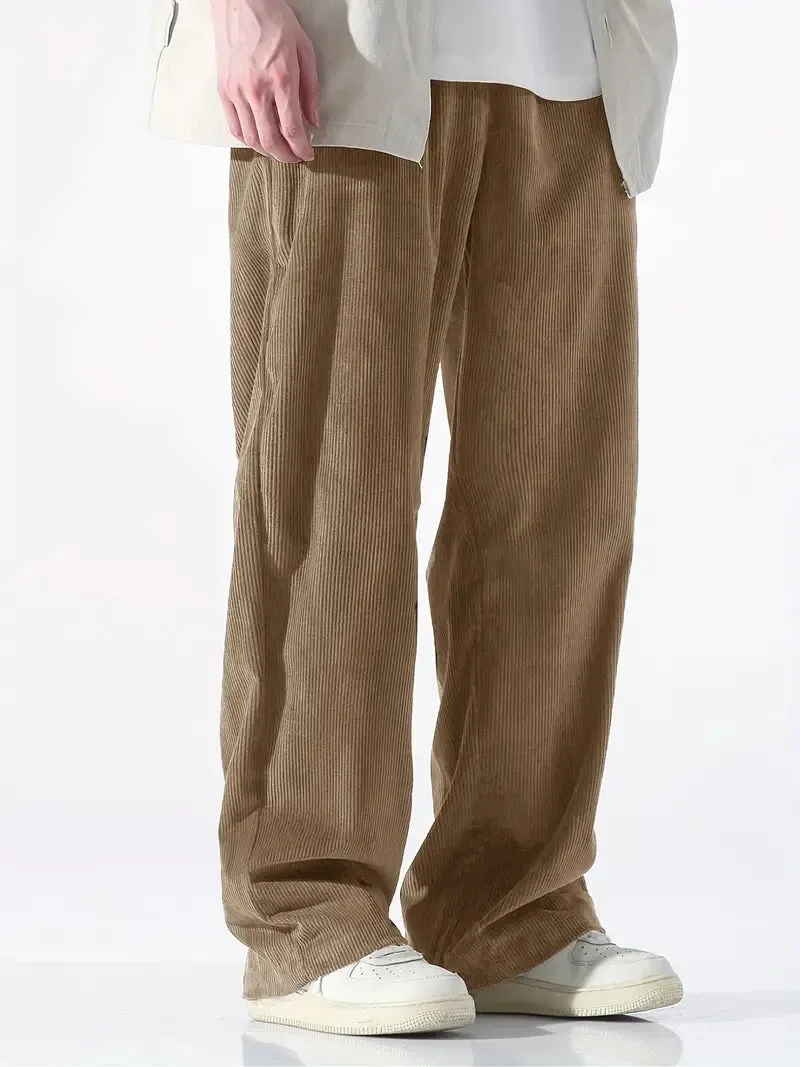 Korean Loose fit Corduroy Jogger Pants