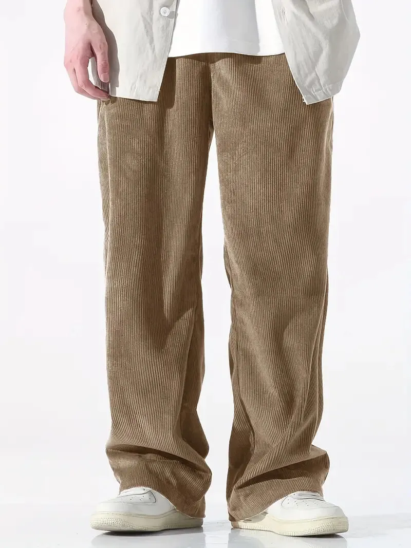 Korean Loose fit Corduroy Jogger Pants