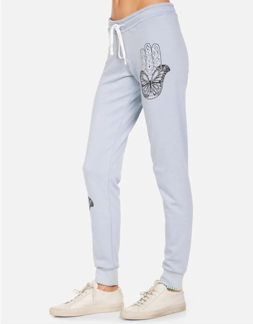 Lauren Moshi Jess Butterfly Hamsa Joggers