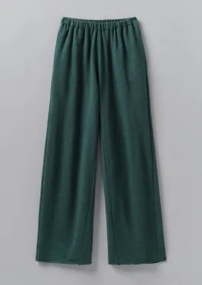 Loop Back Jersey Wide Leg Pants | Puck