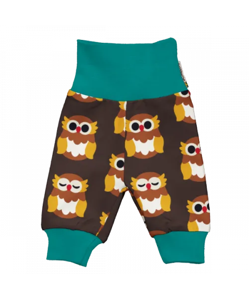 Maxomorra Nordic Owl Doll Rib Pants