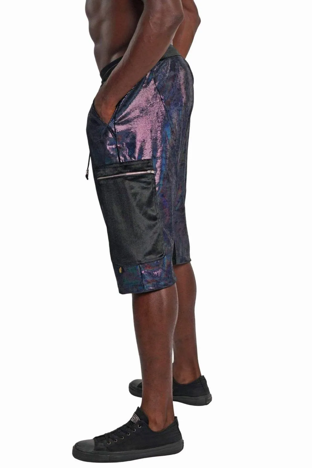 Mens Harem Shorts - Panther