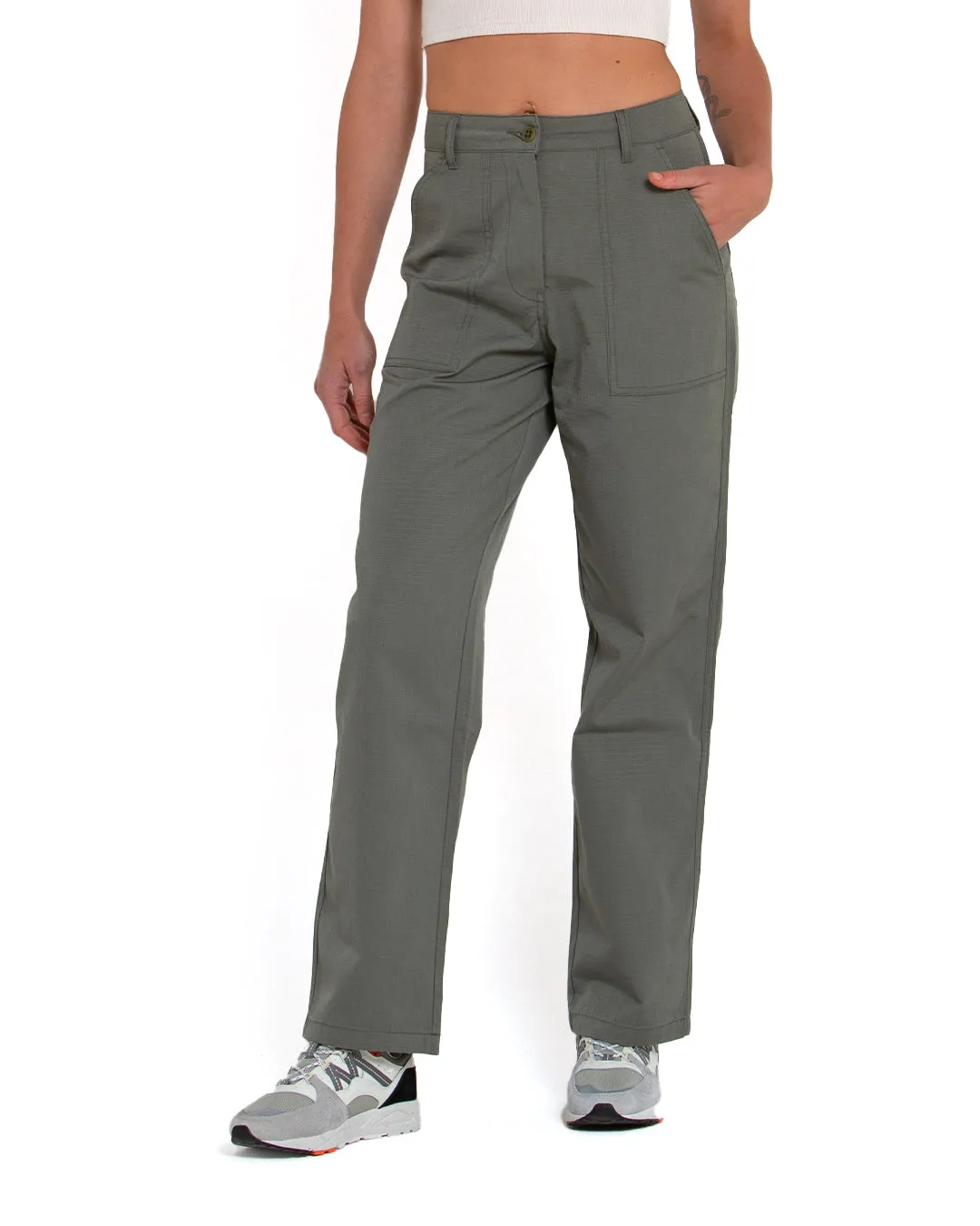 Mona Ripstop Pant - Lichen Green