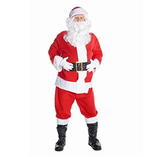 Morph Costumes Santa Claus Costume Adults Standard Xmas Christmas Costume for Adults Large