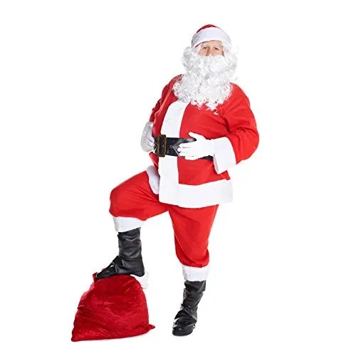 Morph Costumes Santa Claus Costume Adults Standard Xmas Christmas Costume for Adults Large