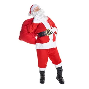 Morph Costumes Santa Claus Costume Adults Standard Xmas Christmas Costume for Adults Large