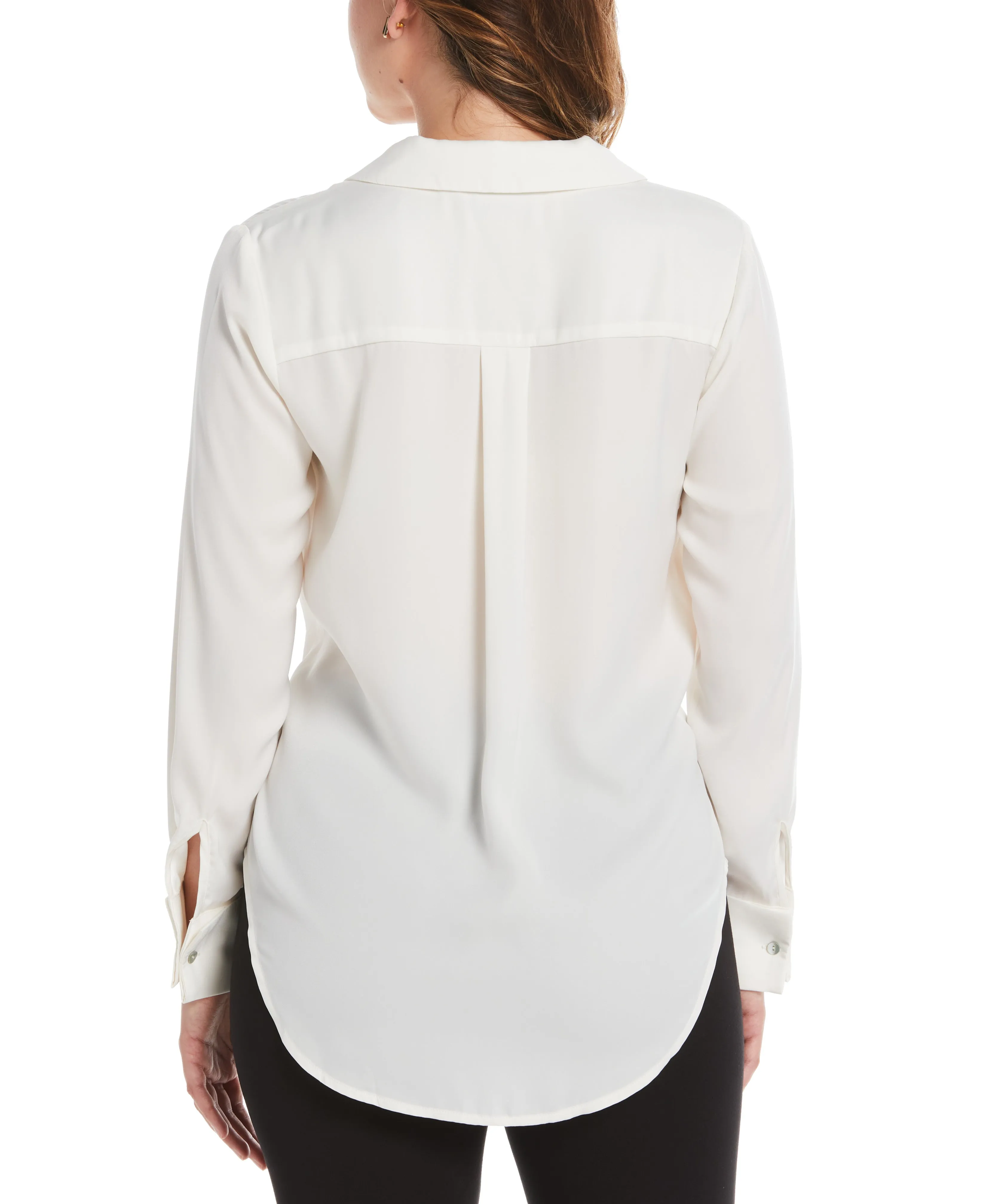 Notch Collar Blouse