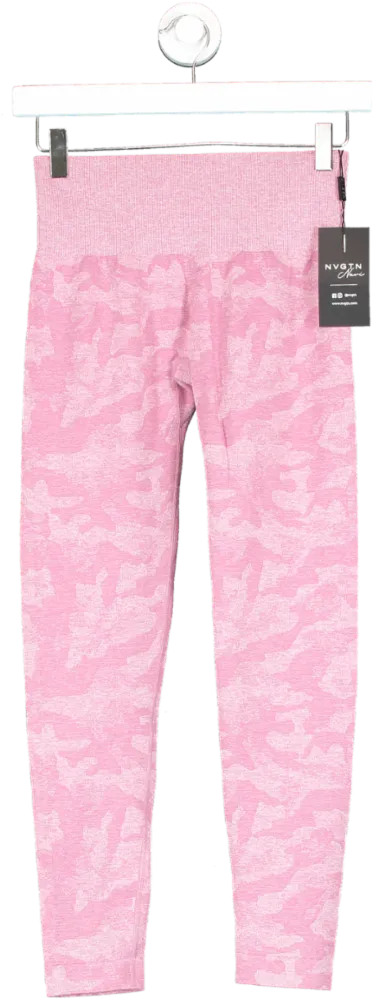 NVGTN Navi Pink Camo Seamless Leggings UK S