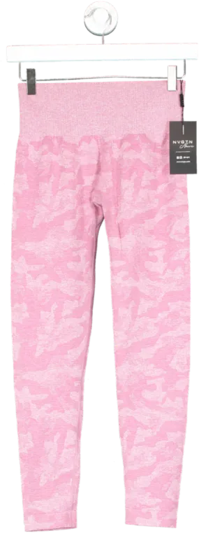 NVGTN Navi Pink Camo Seamless Leggings UK S