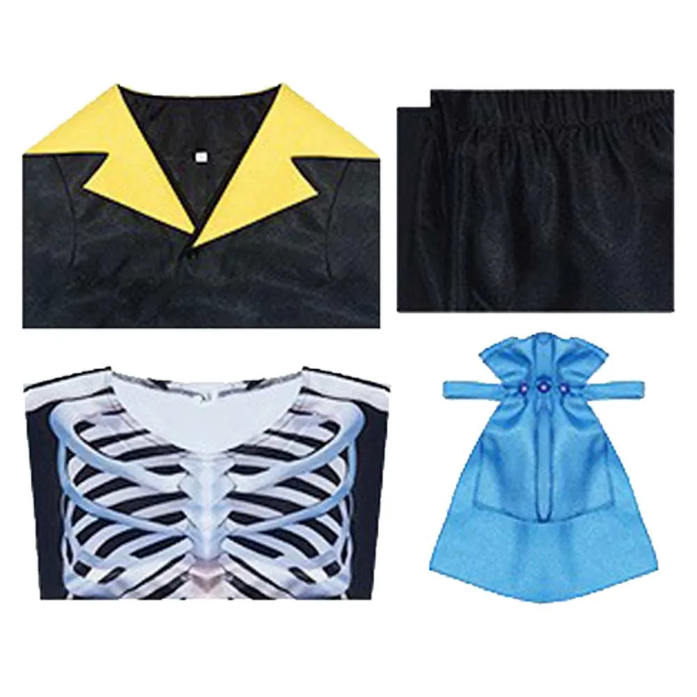 One Piece Burukku/BROOK Cosplay Costume Outfits Halloween Carnival Suit