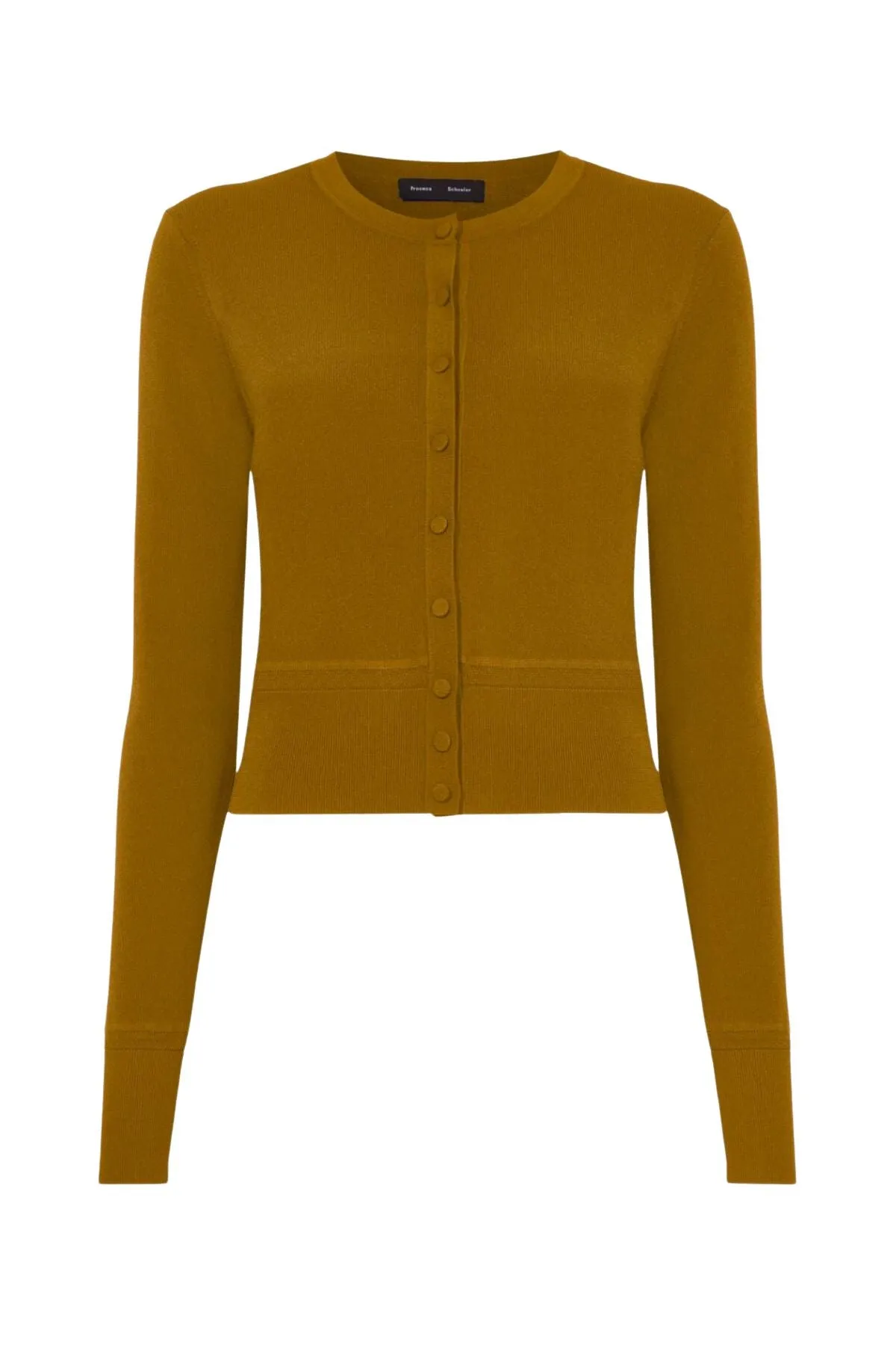 Proenza Schouler Silk Viscose Cardigan - Ochre