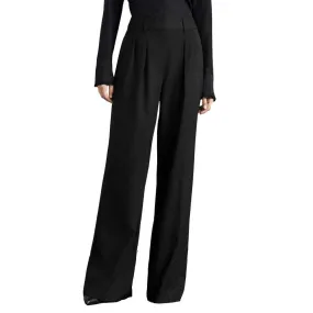 Rag & Bone Shelly Wide Leg Black Twill Pant