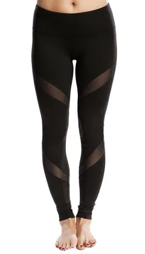 Rese Mia Black Mesh Leggings