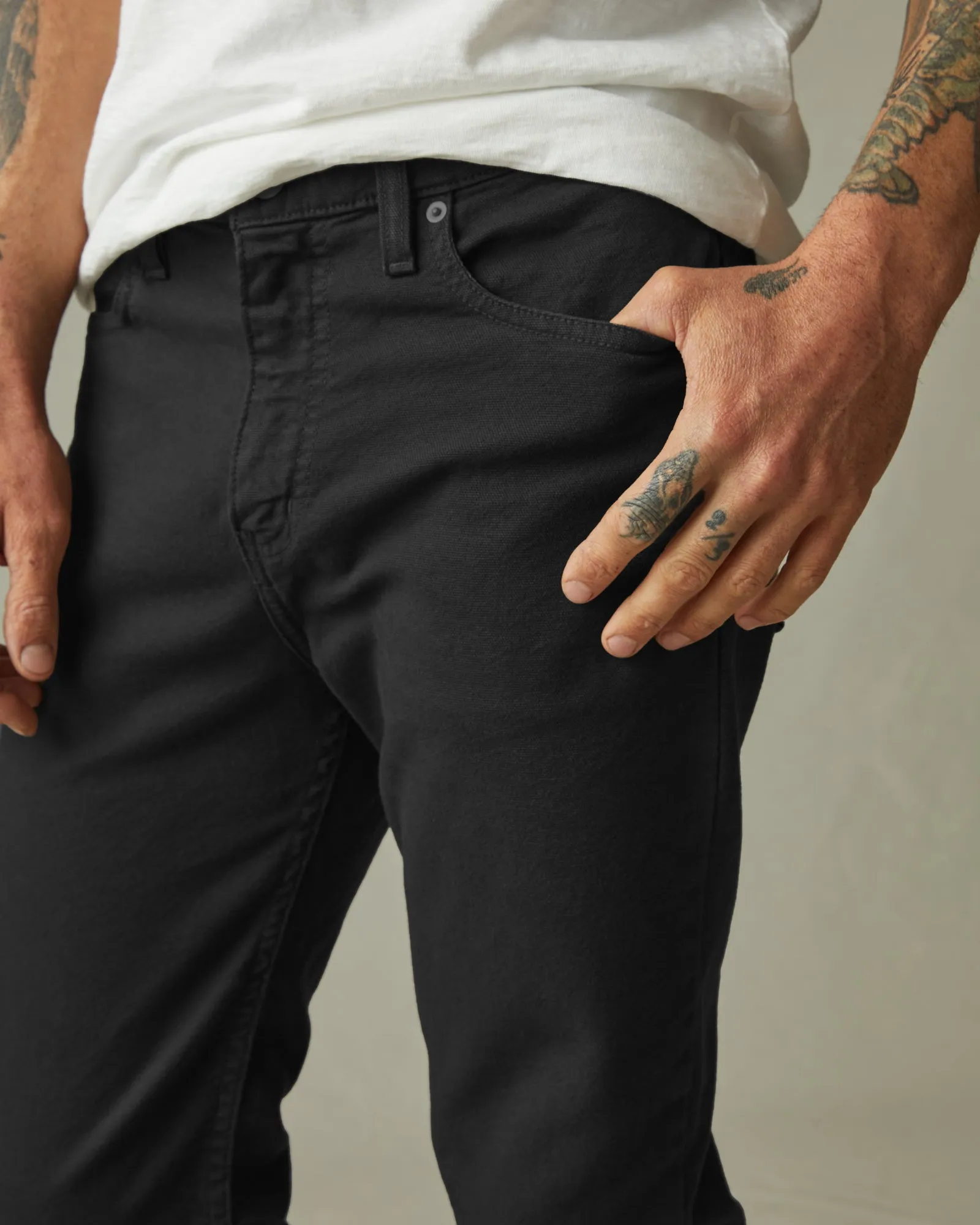 Roughneck Pant Slim - Super Black