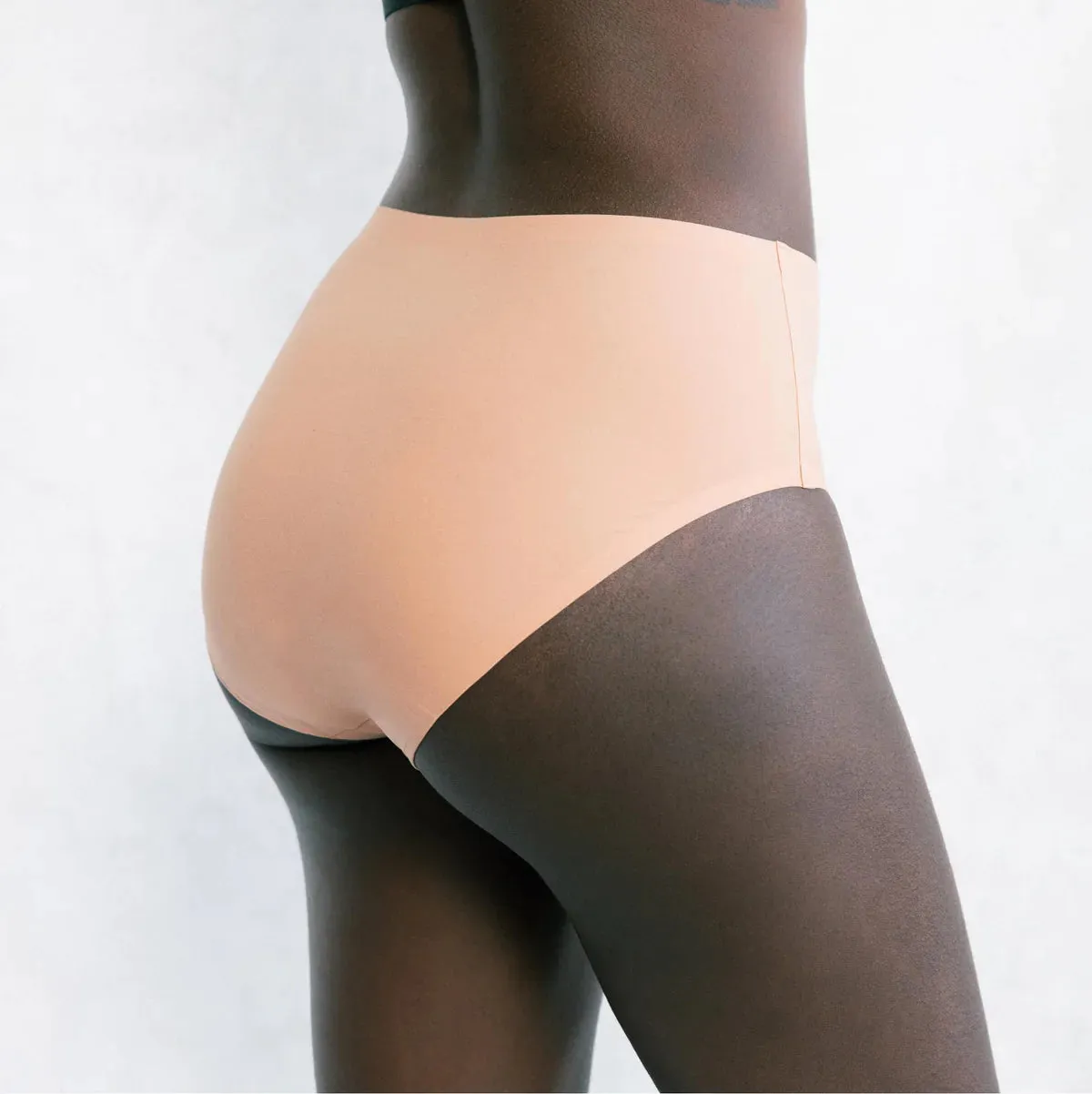 Seamless High Waist Brief Period Underwear