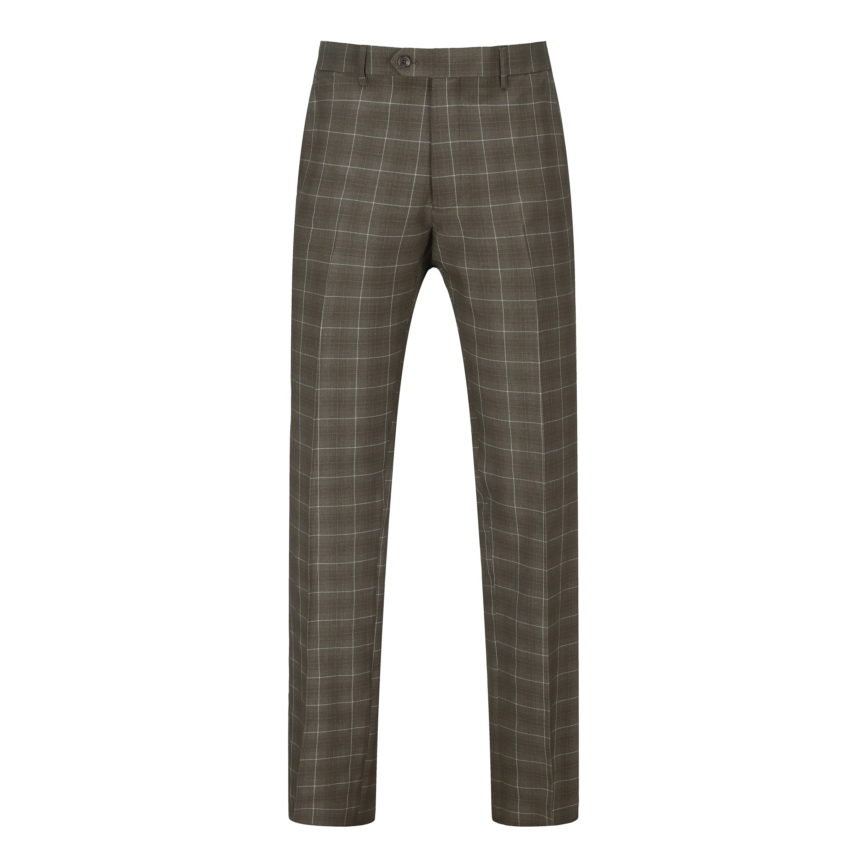 Slim Fit 3PC Elegant Check Suit