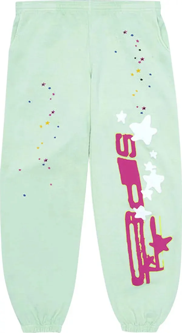 Sp5der SP5 Mint Sweatpants (Mint)