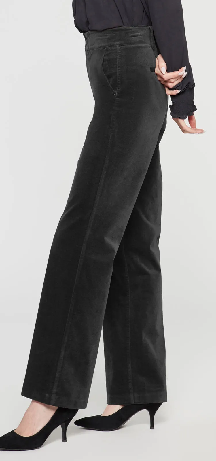 Straight Leg Trouser Zwart | Black