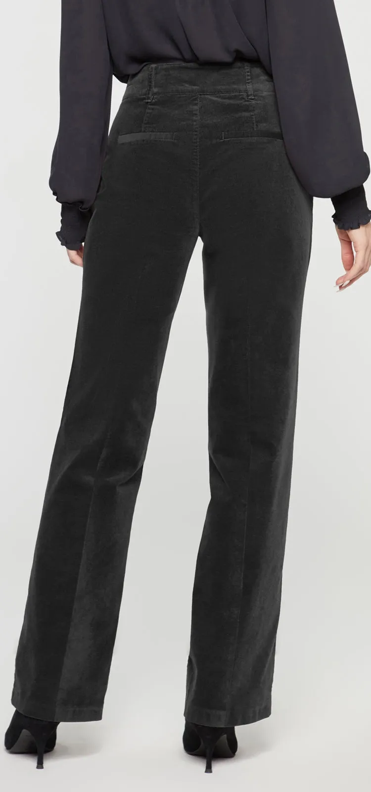 Straight Leg Trouser Zwart | Black