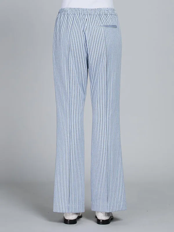 Stripe Jersey Pants in Vidid Blue