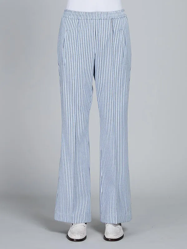 Stripe Jersey Pants in Vidid Blue