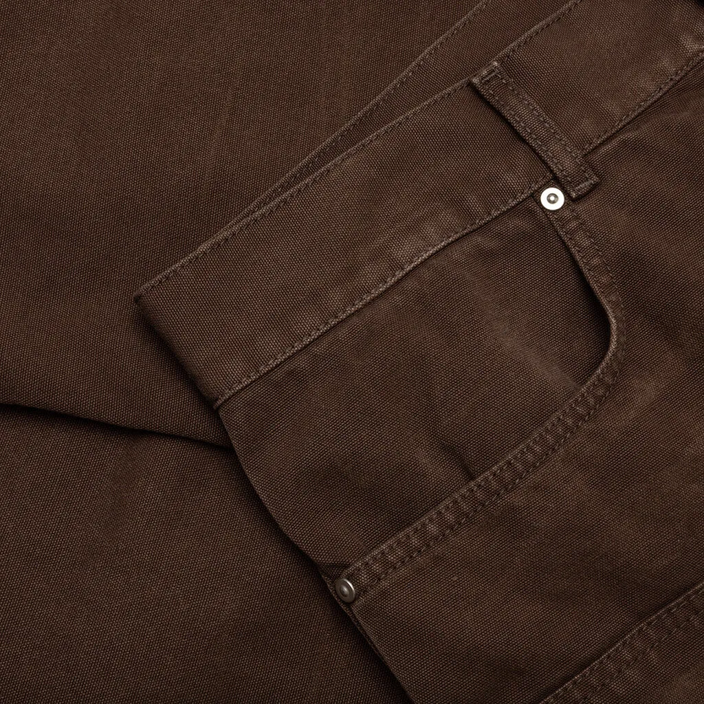 Studded Carpenter Pants - Dark Brown