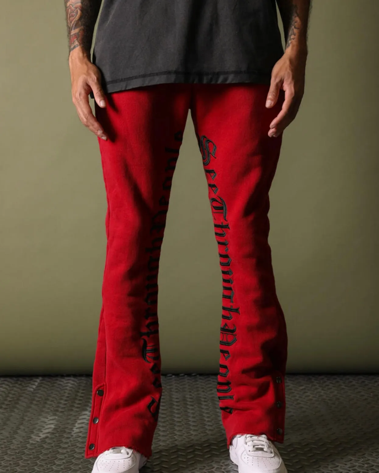 Terance Stacked Joggers