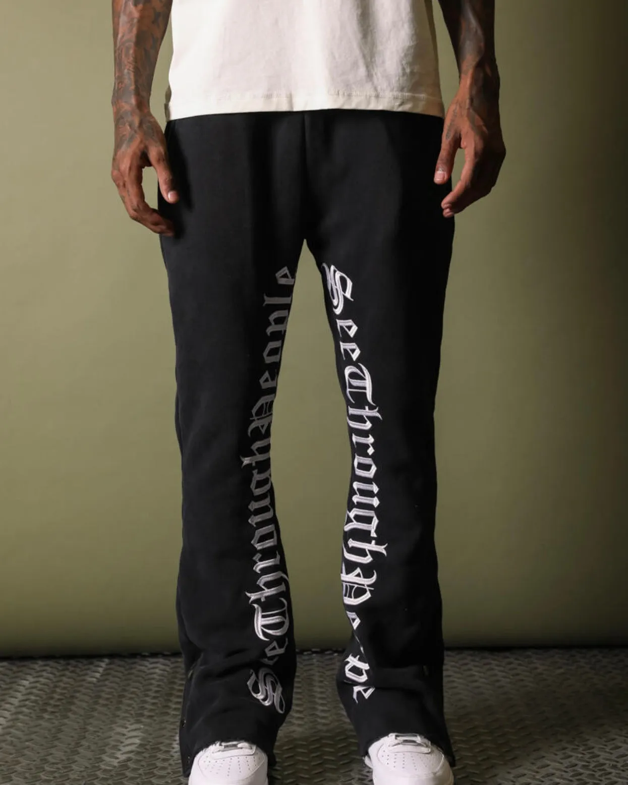 Terance Stacked Joggers