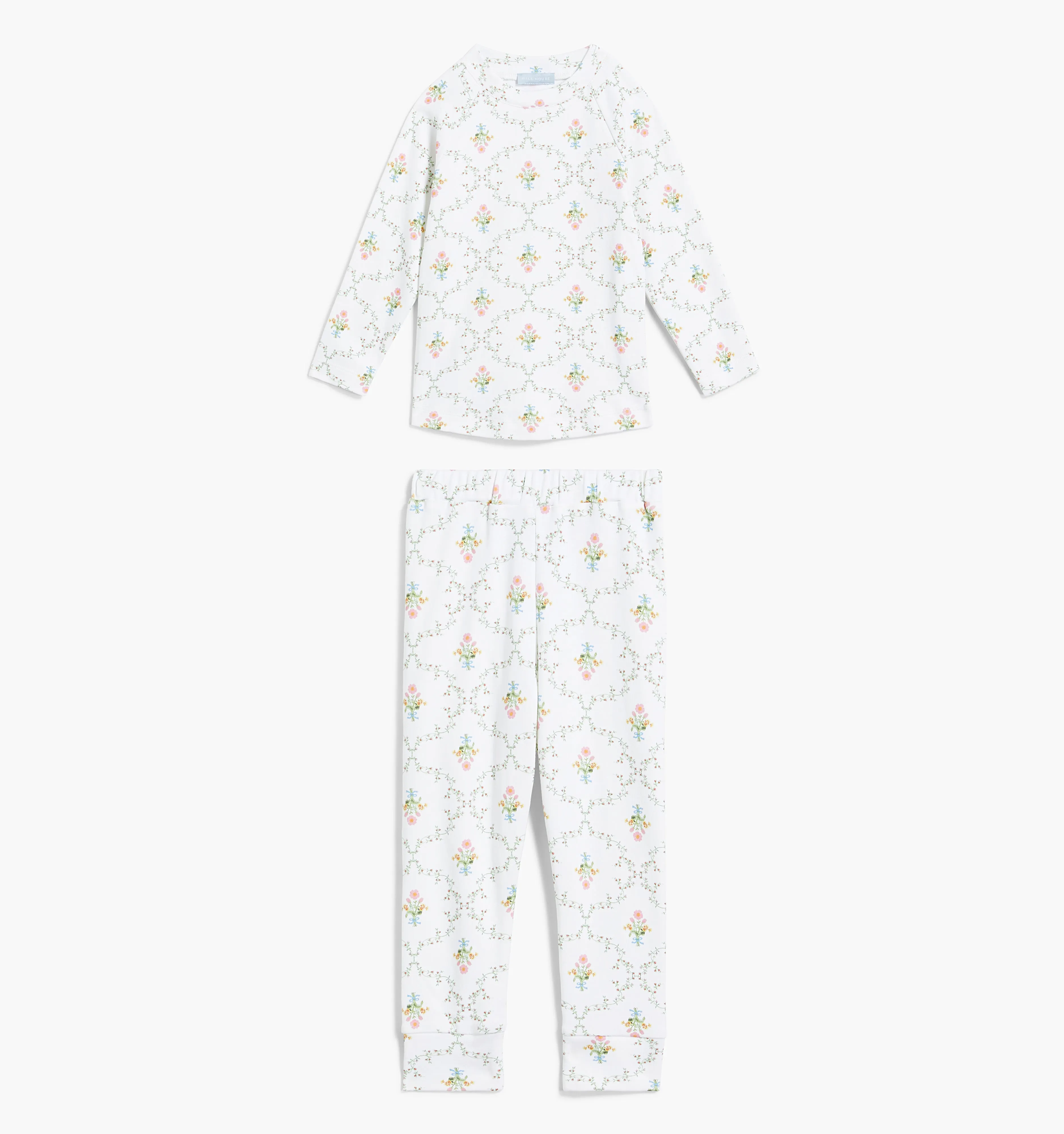 The Tiny PJ Set - Pastel Trellis