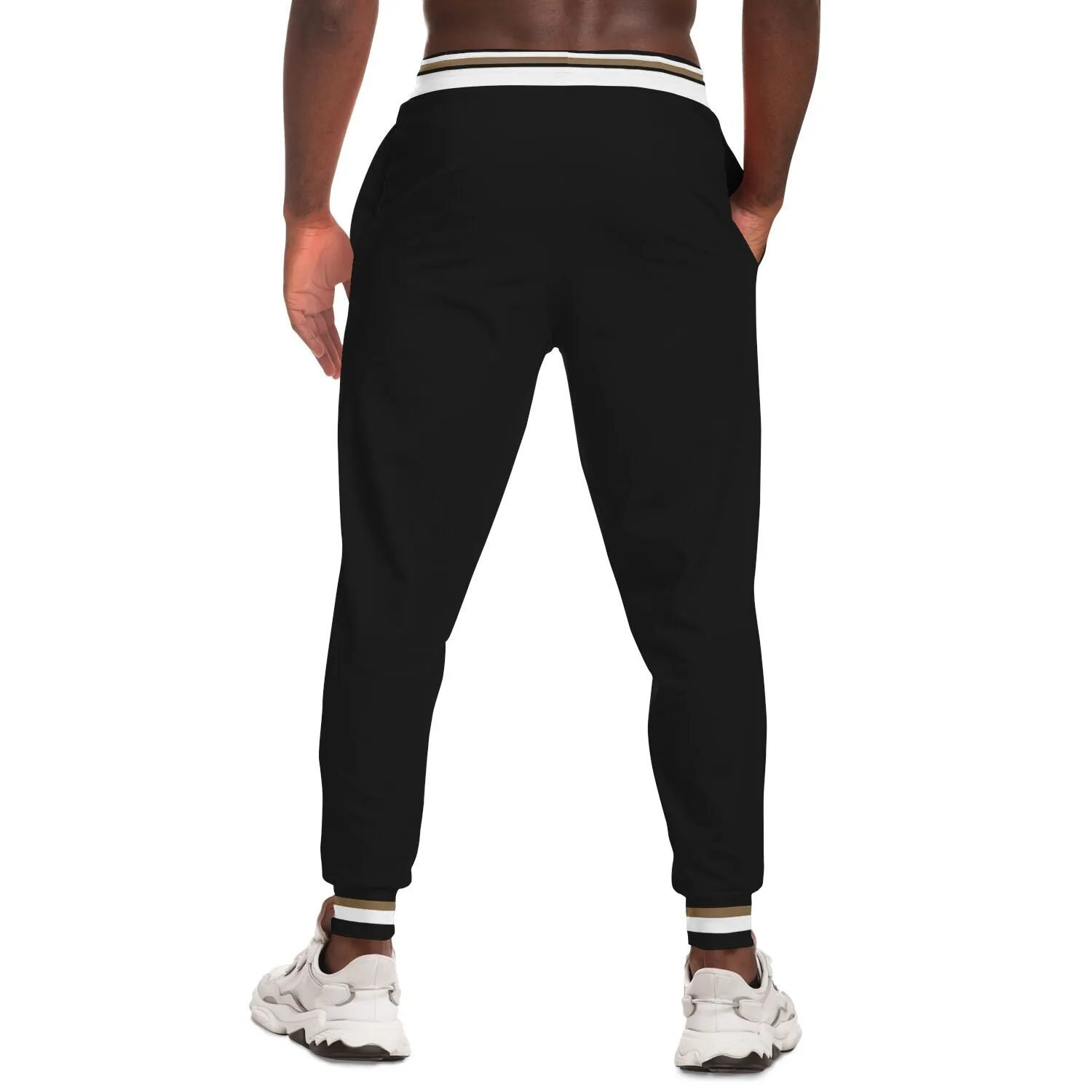 THS Snake Bite Eco-Poly Joggers in Black