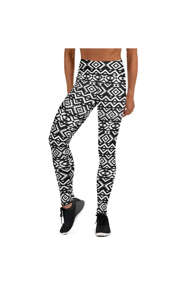 Tribal Tranquility Yoga Leggings