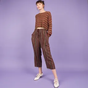 Vintage Cropped Easy Pants (S/M)