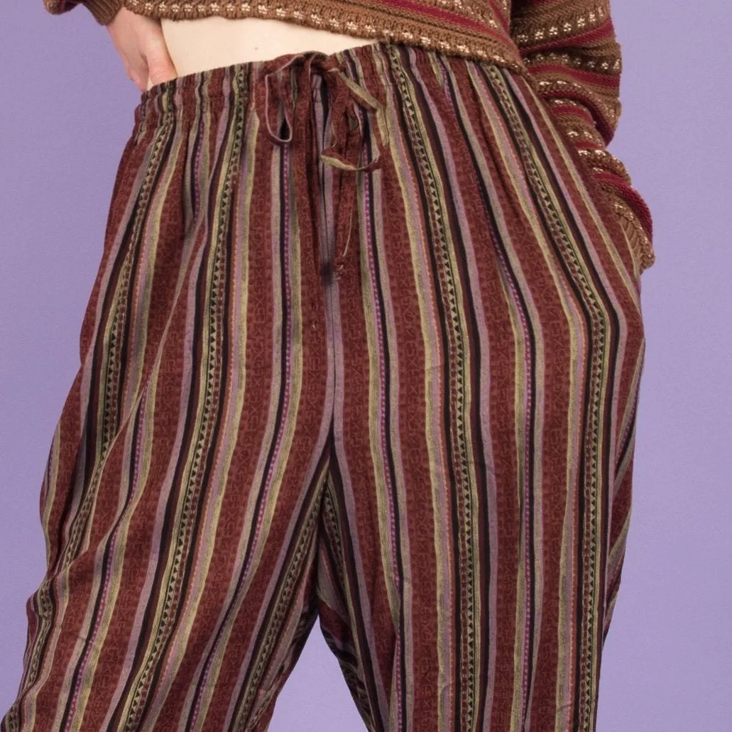 Vintage Cropped Easy Pants (S/M)