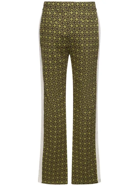 Wales Bonner   Cotton blend jacquard track pants 