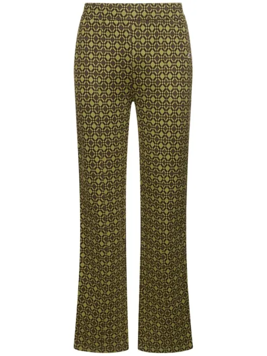 Wales Bonner   Cotton blend jacquard track pants 