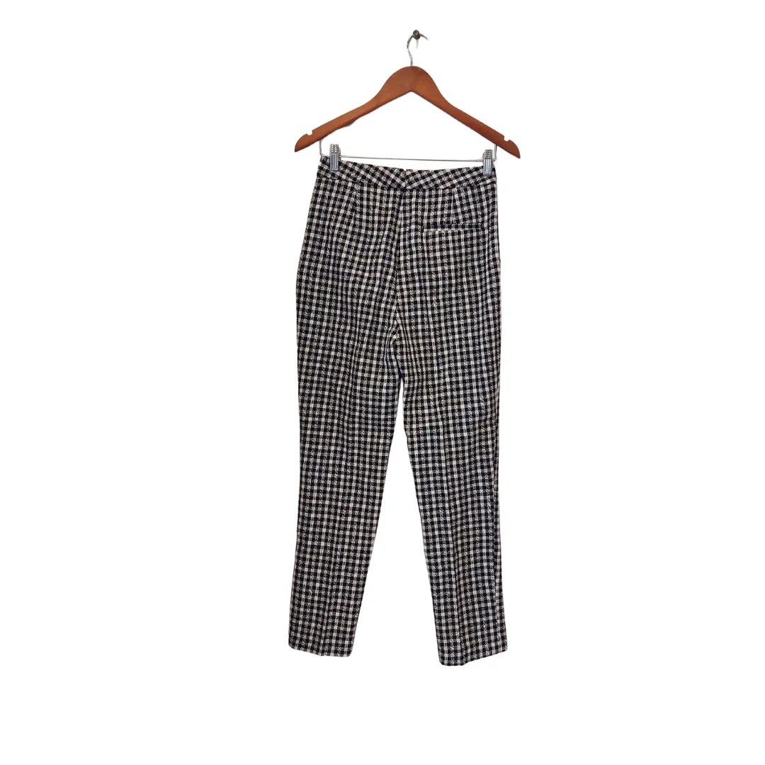 ZARA Black & White Checked Winter Pants | Brand new |