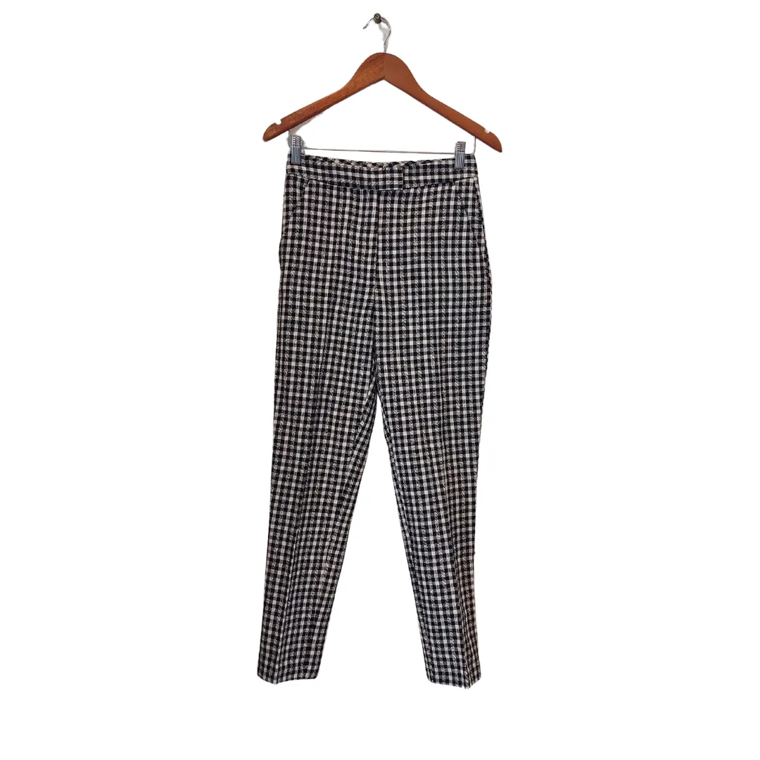 ZARA Black & White Checked Winter Pants | Brand new |